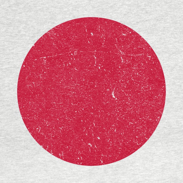 Vintage Japanese Flag by vladocar